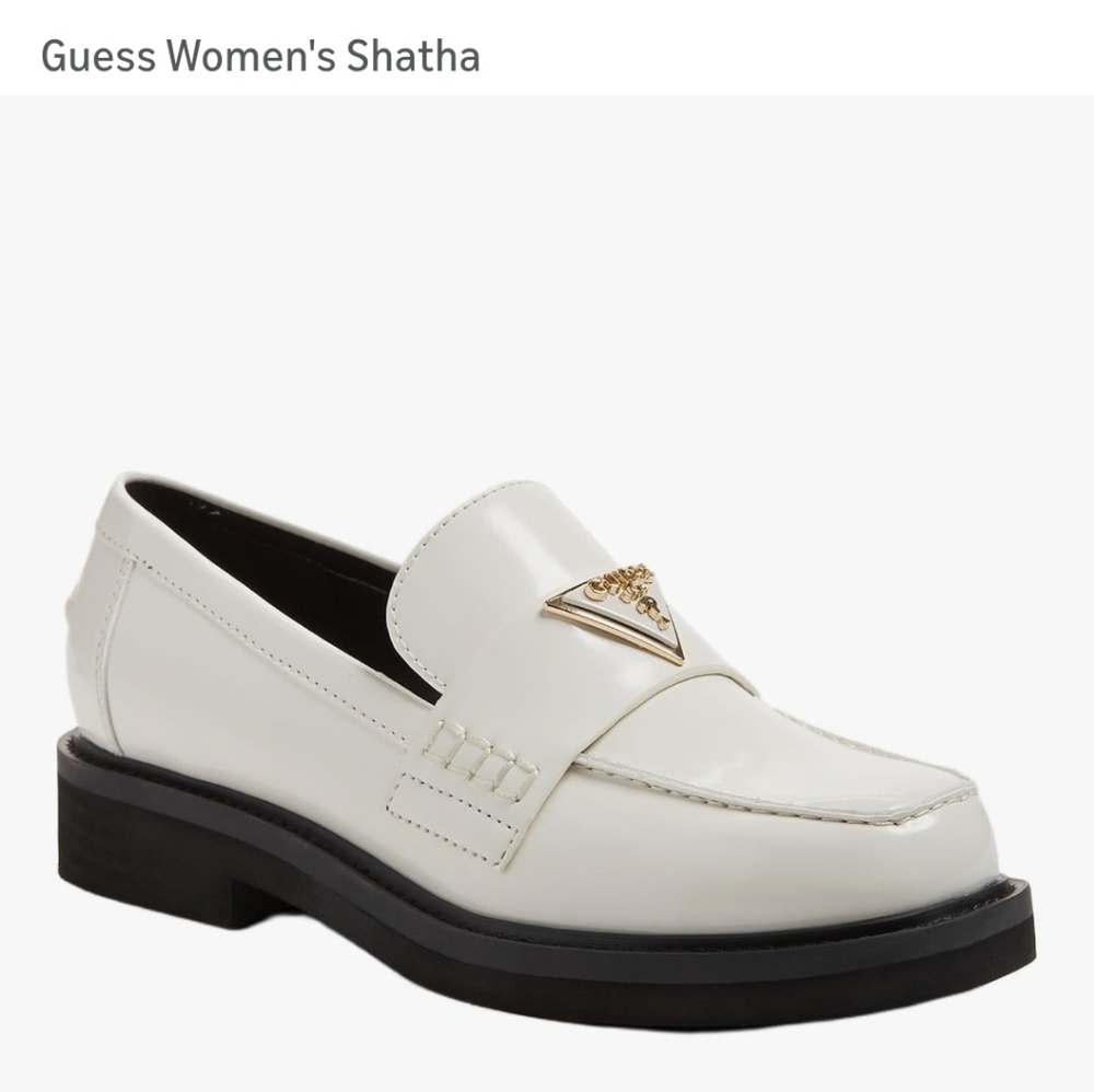 NWOB GUESS SZ6 WHITE SHATAH